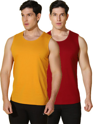 WOOSTRO Solid Men Round Neck Multicolor T-Shirt