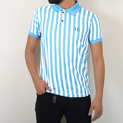 shree shyam enterprises Striped, Solid Men Polo Neck Multicolor T-Shirt