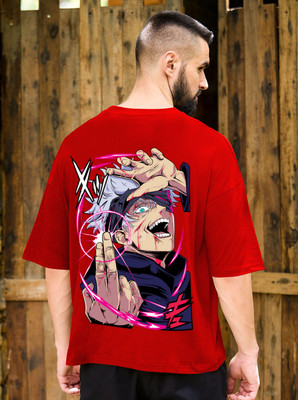 TODAYTREND Printed Men Round Neck Red T-Shirt