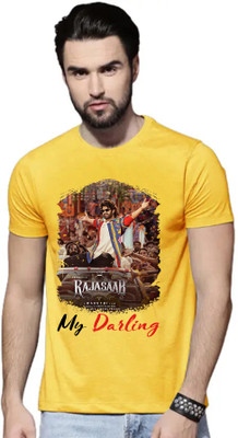 Tee Gallery Graphic Print Men Round Neck White T-Shirt