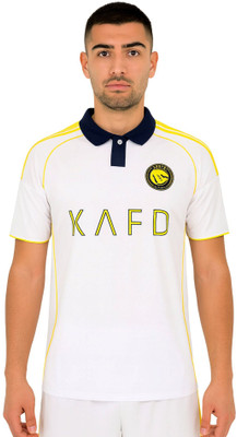 Ryze Printed Men Polo Neck White T-Shirt