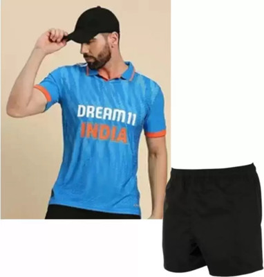 YUTU Printed, Typography Men Polo Neck Multicolor T-Shirt