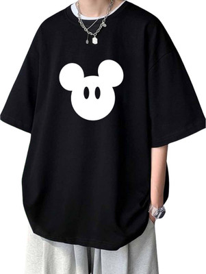 MIT Bharat Printed Men Round Neck Black T-Shirt
