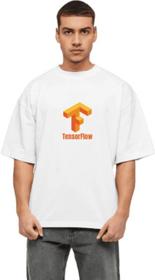 DeRaDA Graphic Print Men Round Neck White T-Shirt