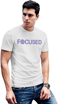 Fighterhero Printed Men Round Neck White T-Shirt