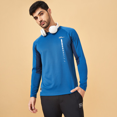 Ajile By Pantaloons Solid Men Round Neck Grey T-Shirt