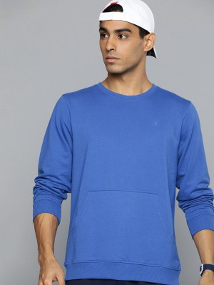 HRX by Hrithik Roshan Printed Men Polo Neck Blue T-Shirt