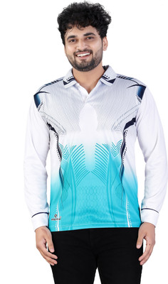 click n buy Solid Men Polo Neck Grey T-Shirt