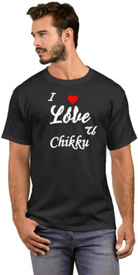 GNS Nationnal Printed Men Round Neck White, Black T-Shirt