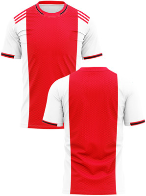 IZON Printed Men Round Neck Red T-Shirt