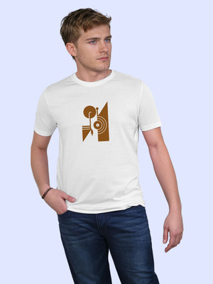 High on Soda Graphic Print Men Round Neck White T-Shirt