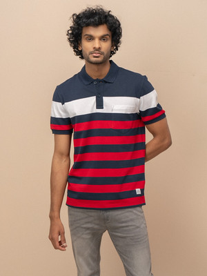 Unibro Colorblock Men Polo Neck Multicolor T-Shirt