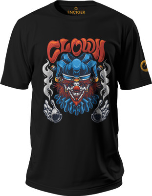 Enciger Solid Men Round Neck Black T-Shirt