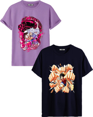 DRIZZLE CLICKS Graphic Print Men Round Neck Multicolor T-Shirt