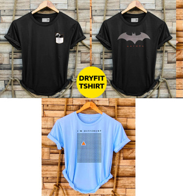 FREAKS Graphic Print Men Round Neck Multicolor T-Shirt