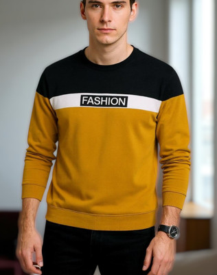 Autna Printed Men Round Neck Multicolor T-Shirt