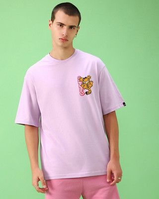 BEWAKOOF Graphic Print Men Round Neck Pink T-Shirt