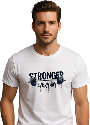 Moldify Solid Men Round Neck White T-Shirt