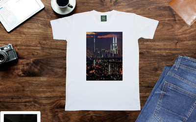 KRYONIX Printed Men Round Neck Multicolor T-Shirt