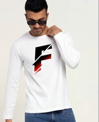 KRYONIX Solid Men Round Neck Silver T-Shirt