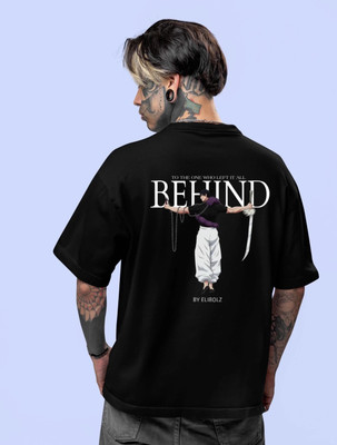 dos herman Printed Men Round Neck Black T-Shirt
