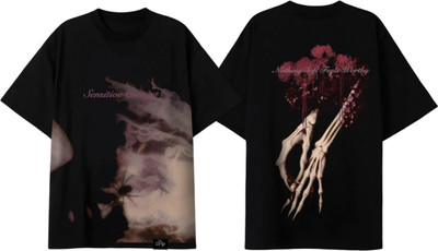 Dr.Drip Graphic Print Women Round Neck Black, Multicolor T-Shirt