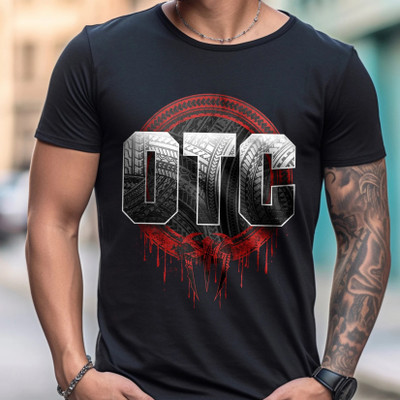 Tee Gallery Printed Men Round Neck Black T-Shirt