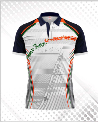 GRATITUDE ROCK Sporty Men Polo Neck Multicolor T-Shirt