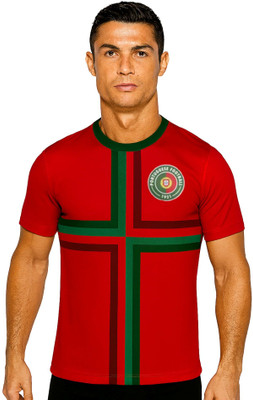 Ryze Printed Men Round Neck Red T-Shirt