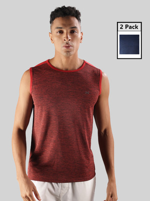 Force NXT Solid Men Round Neck Multicolor T-Shirt