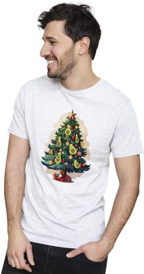 TheFreedomStore Printed Men Round Neck White T-Shirt
