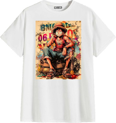 DRIZZLE CLICKS Printed, Typography Men Round Neck Reversible Multicolor T-Shirt