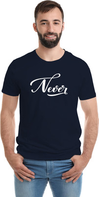 SmarTee Street Printed Men Round Neck Blue T-Shirt