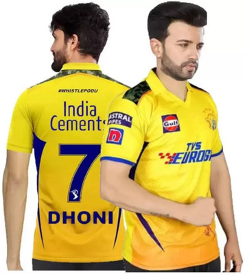 Smv Printed, Typography Men Polo Neck Yellow T-Shirt