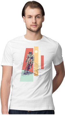 GPGARMENTSS Printed Men Crew Neck Multicolor T-Shirt
