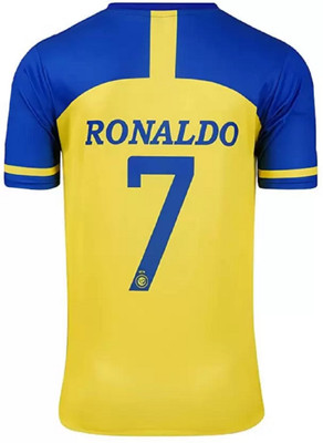Smv Typography Men Round Neck Yellow, Blue T-Shirt
