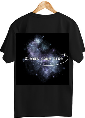 SWAGSTER Printed Men Round Neck Black T-Shirt