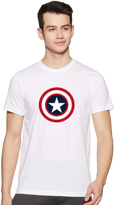 DAKU FASHION Printed Men Round Neck Multicolor T-Shirt