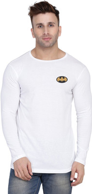 Trendfull Printed Men Round Neck White T-Shirt