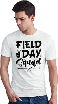 Seek Buy Love Printed Men Round Neck White T-Shirt