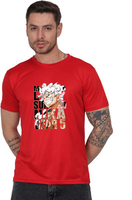 ARTI ARYA TREND Graphic Print Men Round Neck Red T-Shirt