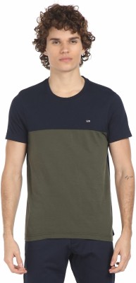 Arrow Sport Solid Men Round Neck Green T-Shirt