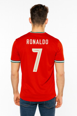 UNIQ Printed Men Round Neck Red T-Shirt