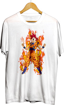 THE PRINT PLATTER Graphic Print Men Round Neck White T-Shirt