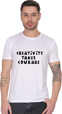 VENIWALSTUDIO TREND Graphic Print Men Round Neck White T-Shirt