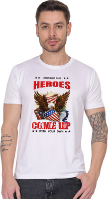 Kritiken Solid Men Round Neck Reversible White T-Shirt
