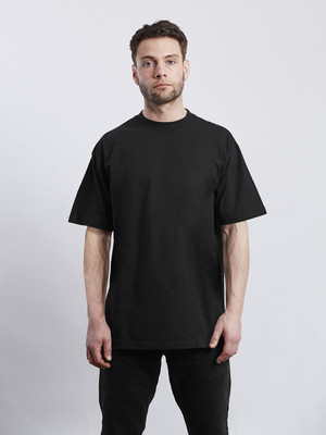 Moda Rapido Printed Men Round Neck Black T-Shirt