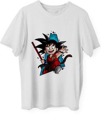 ON TREND Printed Men Round Neck Black T-Shirt