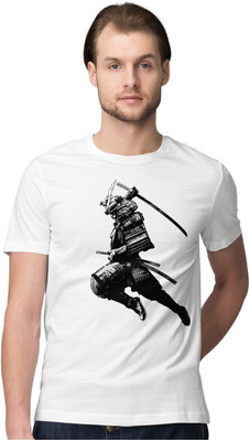GPGARMENTSS Printed Men Round Neck White T-Shirt