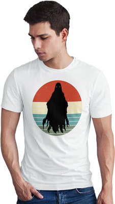 Seek Buy Love Printed Men Round Neck White T-Shirt